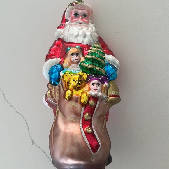 Santa Glass Decoration. - Picture 9 of 9